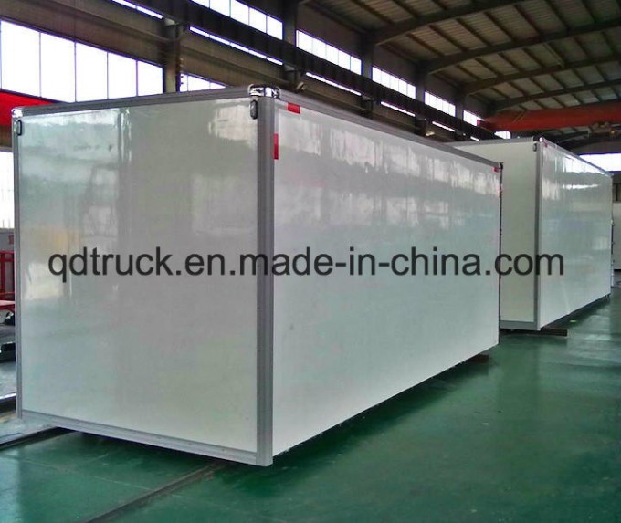 FRP Closed Van Truck body, refrigerated truck body, dry box truck body Image1