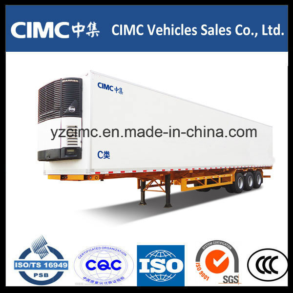 Cimc 40feet 30t Freezer Semi Trailer Refrigerated Truck Body Image1