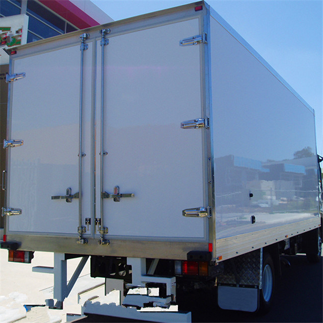 Fiberglass Refrigerated Truck Body with Movable Partition Image1