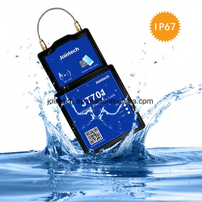 Van Truck Lock Jt701, Unlock Van Truck Door by Grrs/SMS Remotely or by RFID in Spot Image1
