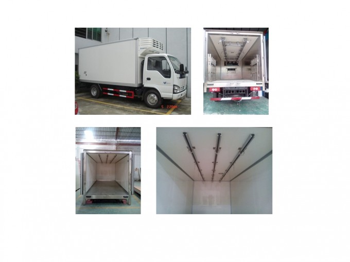 Meat Delivery Refrigerated Truck Body Image1