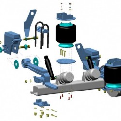 Air Bag Suspension/Semi Trailer Air Spring Suspension/Truck Lift/Unlift Suspension