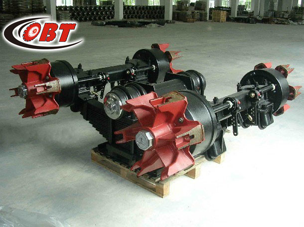 32t 10 and 6 Holes Germany Type Truck Trailer Bogie Suspension Image1