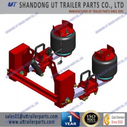 American Structure Three Axles Lifting Trailer Suspension