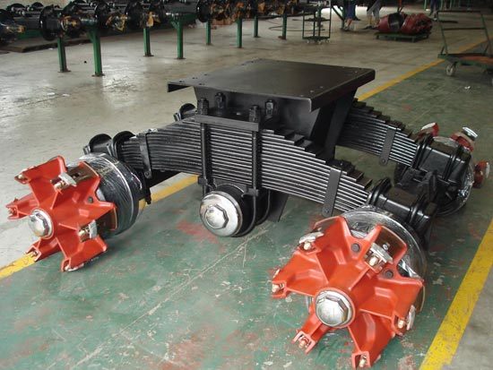 Bogie Single Point Semi Trailer Drum Boogie Suspension Image1