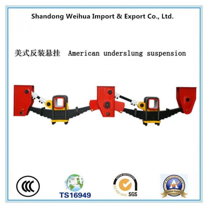 Hot Salsing American Type Suspension Under Slung of 3 Axles Image1