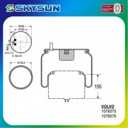 Volvo Suspension Air Bag 1076075/1076076