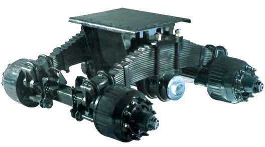 28t High Mounting Hub Axle Type Single Point Suspension Image1