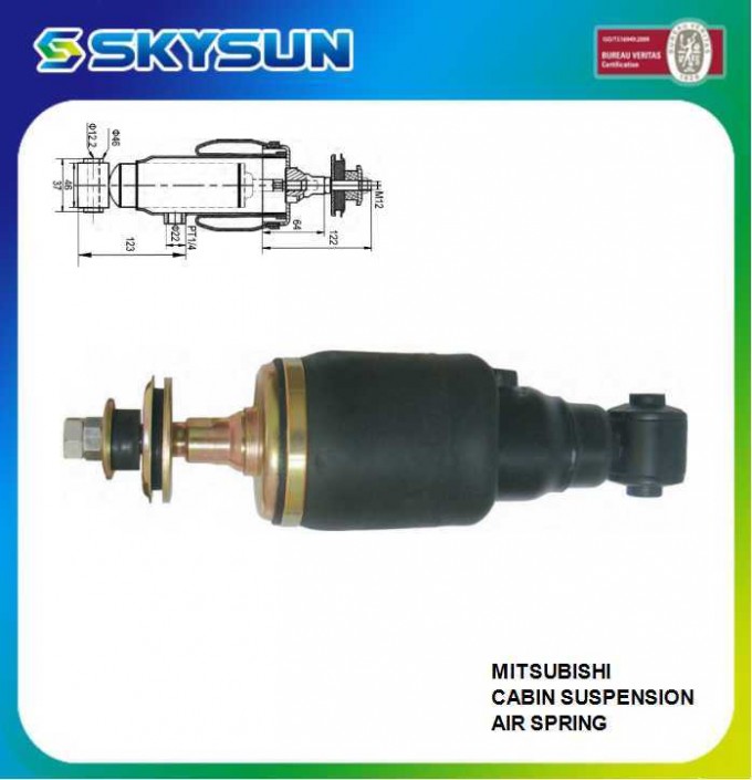 for Mitsubishi Cabin Suspension Air Spring Image1