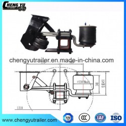 American Type Drum Brake Axle Air Suspension for Tridem Semi Trailer