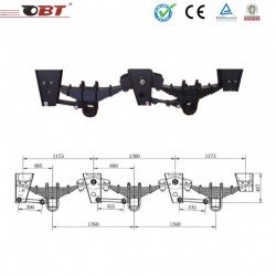Truck and Semi Trailer Parts Bogie/Mechanic Suspension Parts