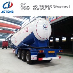 3 Axles 30-60cbm Bulk Cement Tank Carrier Semi Truck Trailer