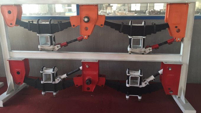 Heavy Duty 2 3 Axle Leaf Springs Suspension Kit for Truck Trailer Image1