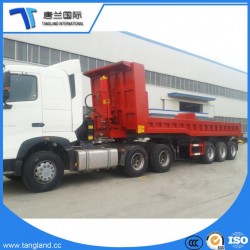 2 Axles 3 Axles 40t 60t 80 Tons Tipper Trailer & Dump Truck Semi Trailer Heavy Duty Trailer Axle