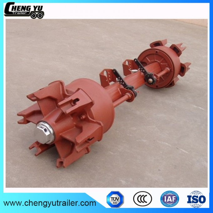 9-13t Truck Trailer Rear Axlewith 5 Spoke Hub Axle Image1