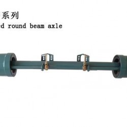 Round Axle Tube Beam Lowbed Semi Trailer Axle