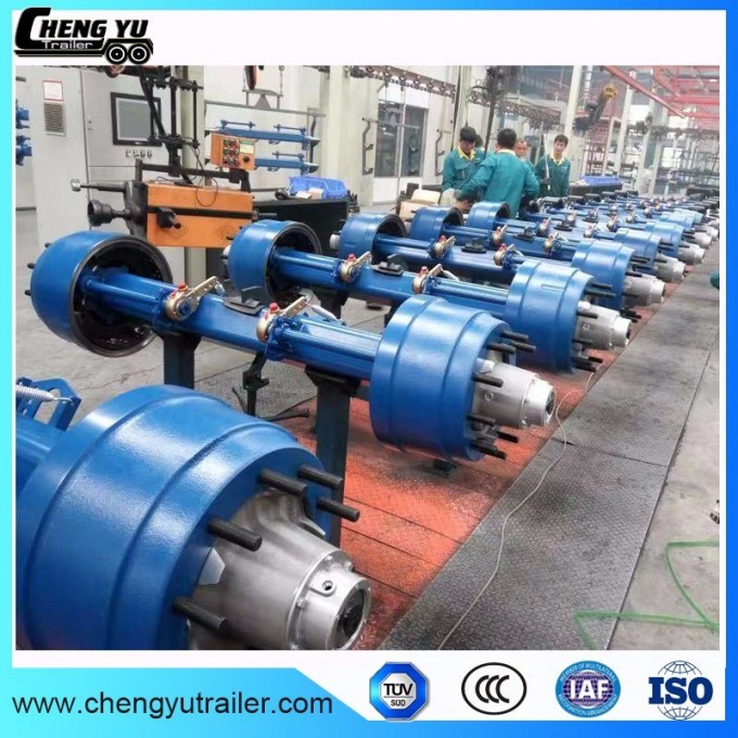 Standard Outboard Brake Drum Heavy Duty Truck Semi Trailer Axles Image1