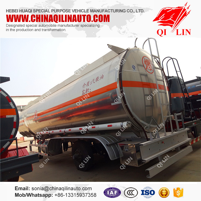 Aluminum Alloy Semi Trailer Tri-Axles for Fuel Storage and Transport Image1