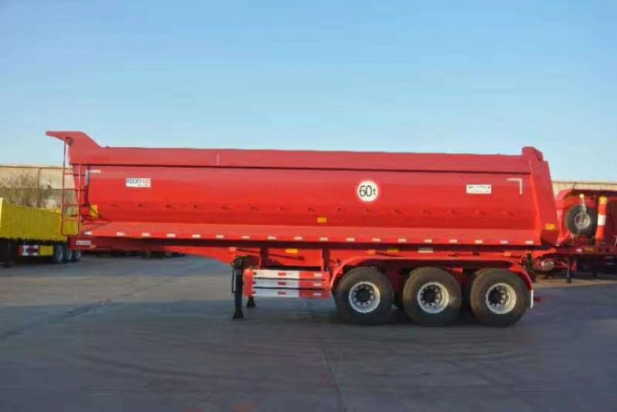 Long Dumping Trailer 3 Axle 60t Image1