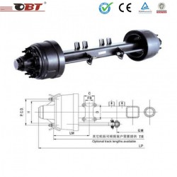 Obt Fruehauf Trailer Axle with Factory Price