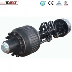 12t Germany Type Axle Bogie Suspension Axle Trailer Axle