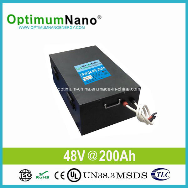 LiFePO4 Battery 48V 200ah for E-Truck with BMS Image1