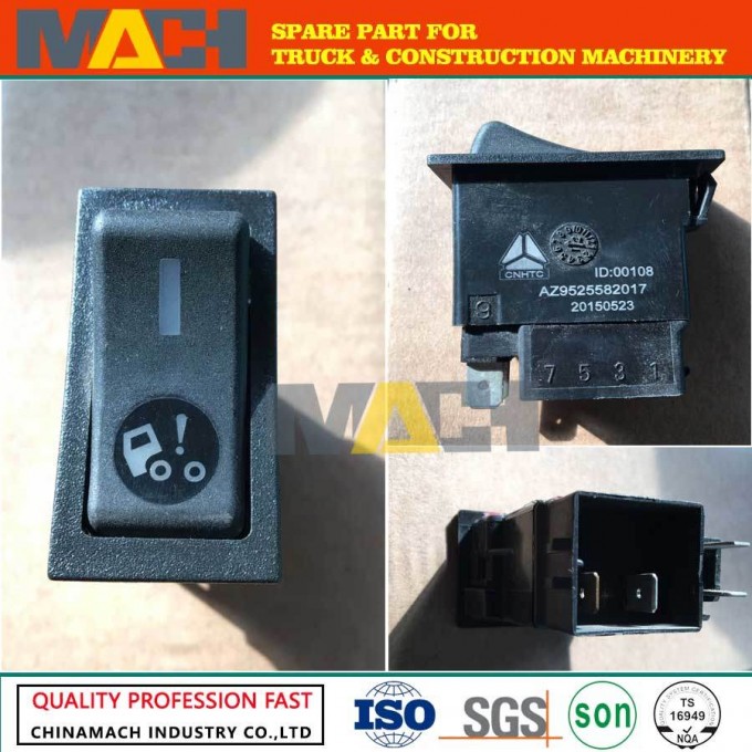 Sinotruk HOWO Truck Parts Cab Lift Switch Image1