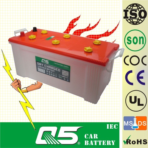 N150, 12V150AH Dry Battery, Heavy Duty Truck Battery Image1
