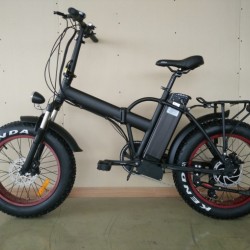 20′′ Foldable Fat Tire E Bicycle Dirt Bike Beach Bike