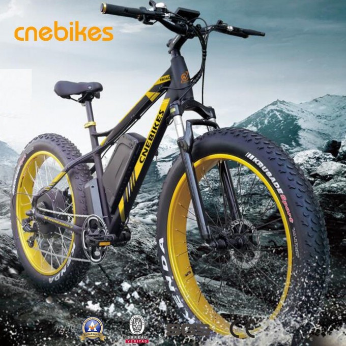 26*4.0 1000W Powerful Electric Bike Fat Tire Electric Bicycle with Battery Image1