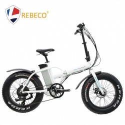 Cheap Big Power Fat Tire 4.0 Snow Electric Foldable Bike