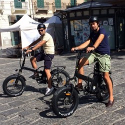 48V 500W 20′′ Folding Fat Tire Beach Snow Electric Bike