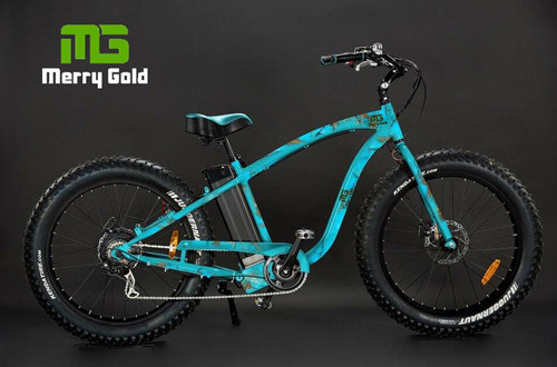 Alloy 6061 Frame Ebike 48V 500W Fat Tyre Cool Electric Bike Image1