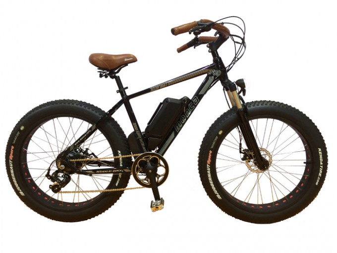 Monca New Fashion Update Cool Snow Electric Bicycle with Fat Tyres E Bike for Long Mountain Image1