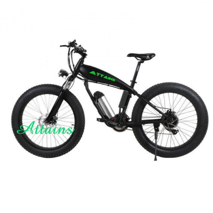 Attains 26" 48V 750W Mountain Exercise Electric Bike Fat Tyre Beach Electric Bicycle Image1