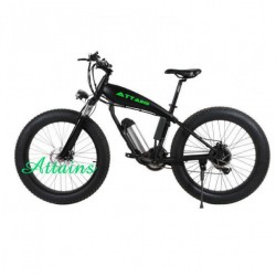 Attains 26" 48V 750W Mountain Exercise Electric Bike Fat Tyre Beach Electric Bicycle
