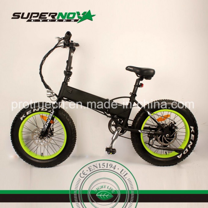4.0 Fat Tire Mini Super Pocket Electric Bike Image1