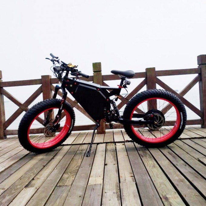 Mountain Electric Bike Non-Folding Fat Tyre Beach Electric Bike/Bycicle/Ebike Image1