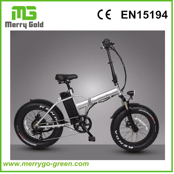 20" 250W Mini Electric Folding Bike with 4.0 Fat Tire Image1