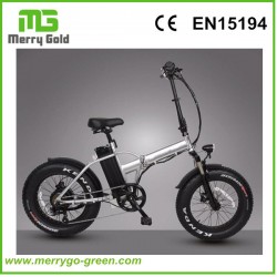 20" 250W Mini Electric Folding Bike with 4.0 Fat Tire