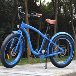 26′′ Fat Tire Beach Cruiser electric Bicycle for Man