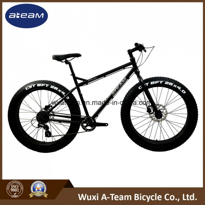 24-Speed with Shimano Derailleur 26" Cr-Moly Beach Cruiser Snow Bike/Fat Tire Bicycle (FAT1) Image1