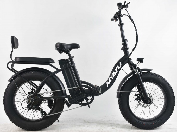 Foldable 20inch Fat E Bicycle with 4.0 Tire Image1