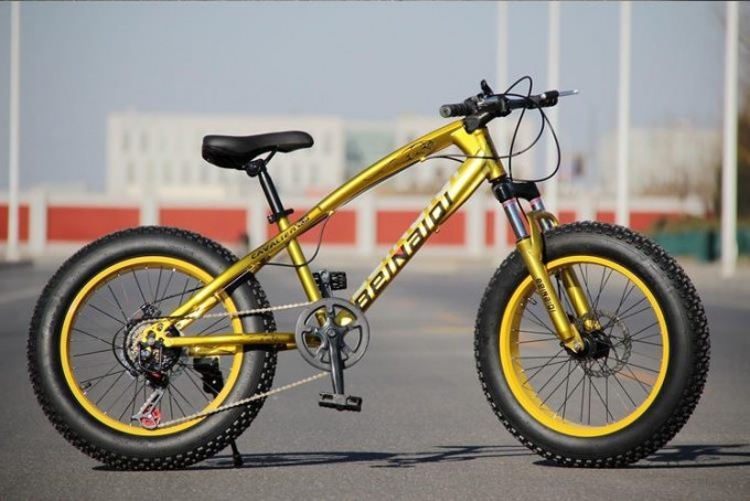 Hot Sale Cheap Jiebao Absorbing Fat Tire Bicycle Bike Mountain Bike Beach Bike Image1