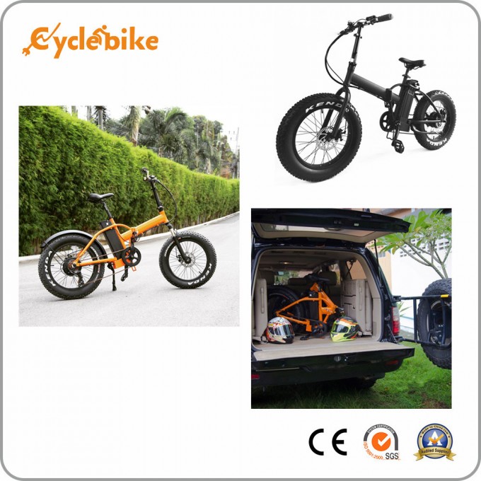 48V 500W Electric Fat Tire Snow Beach Bike Image1