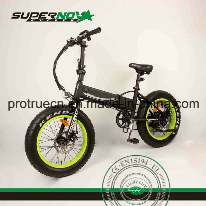 Fat Tire Folding Electric Bicycle with 8fun Motor Image1