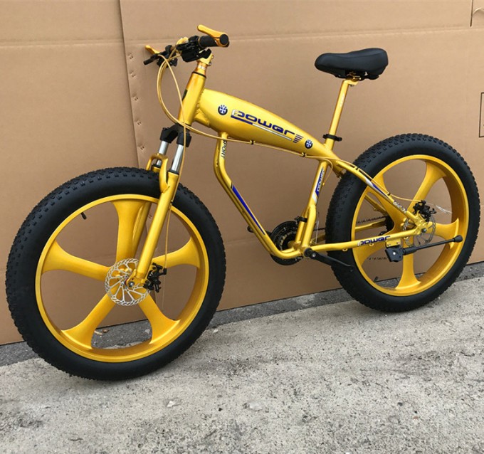 26 Inch Beach Bike Fat Tire Snow Mountain Bicycle Cheap Big Tire Bike Image1