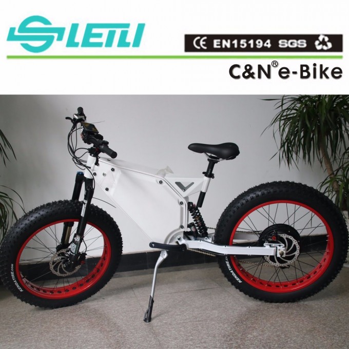 Electric Bike Fat Tire TFT Colorful Display 1500W Fat Bicycle Image1