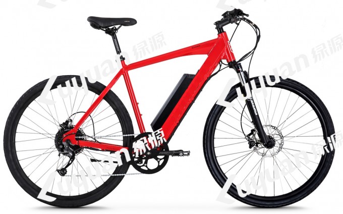 Speed Pedelec Mountain Electric Bicycle 700c Frame Intergrated Lithium Battery Image1