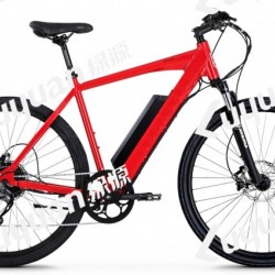 Speed Pedelec Mountain Electric Bicycle 700c Frame Intergrated Lithium Battery